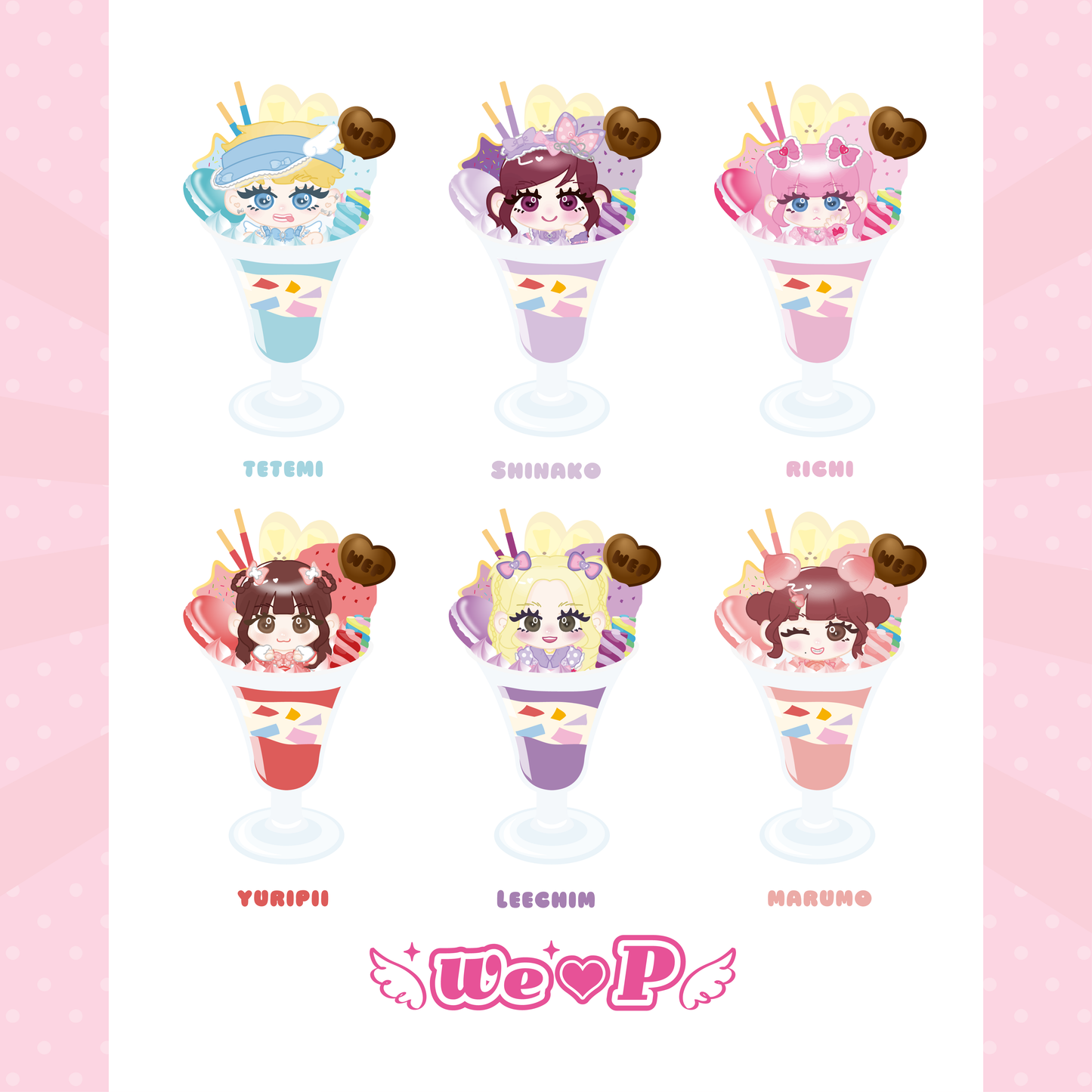 ウィピTシャツ【パフェ】