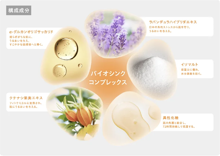 バイオシンクコンプレックスの構成成分イメージ